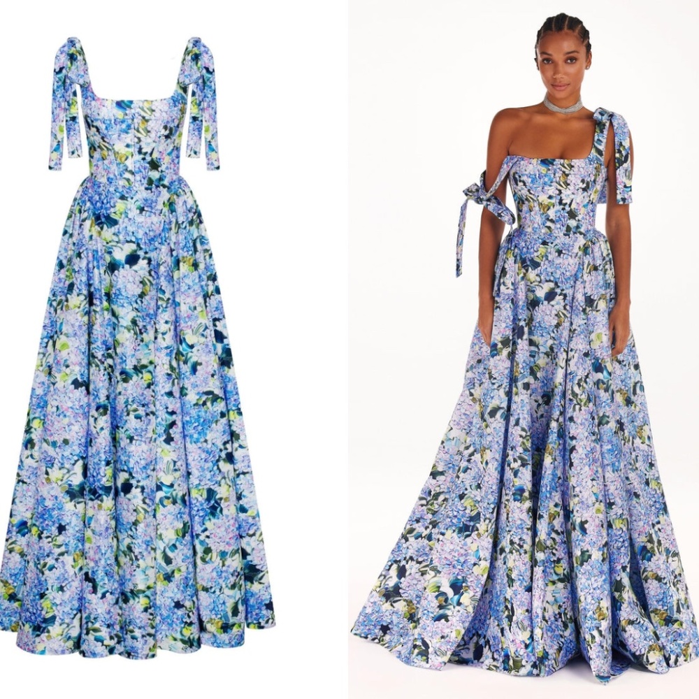 Milla ItsMilla Blue Hydrangea Maxi Dress